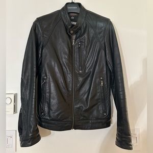 Danier men’s leather jacket, size small